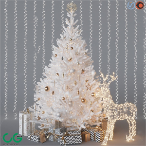 Modern Christmas tree gift box Mei Chen 3d model